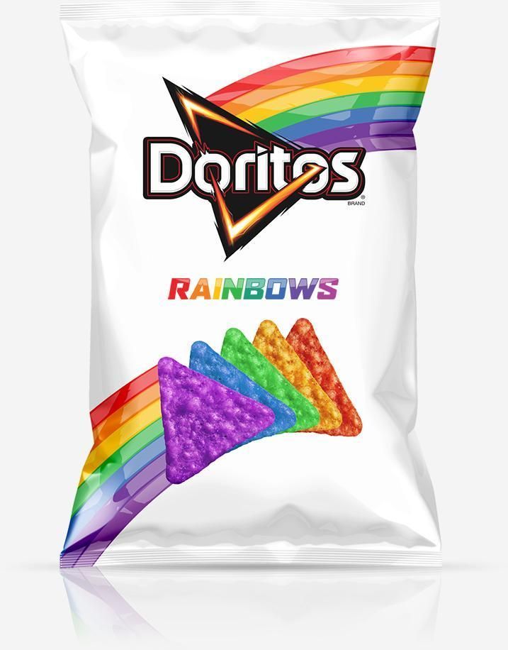babiboi07:  Doritos Rainbows are a limited-edition version of its Cool Ranch-flavored
