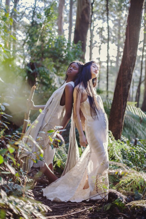 puppetwithapistol: Duckie Thot &amp; Rowena Xi Kang by Patricia Casten for Spook Magazine.