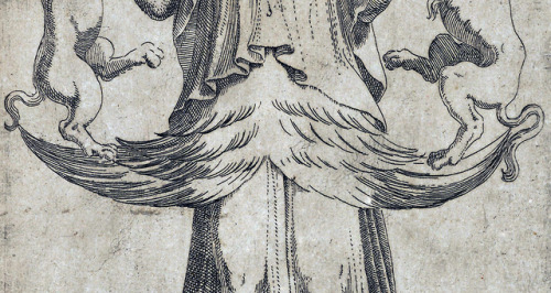 Antonio Fantuzzi - Cybele (1543). Detail.