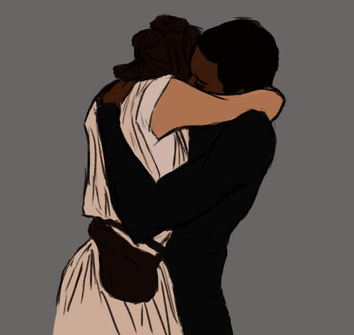 darthsmaul:  i hardly ever see any art of my otp so i decided to sketch them