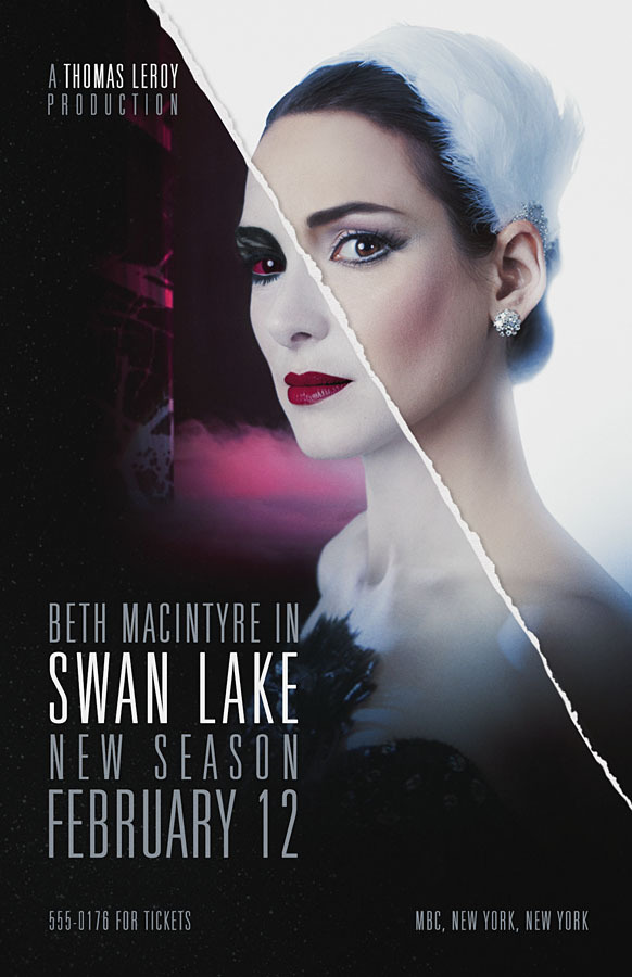 pilot skære ned Certifikat Winona Forever — Black Swan's Swan Lake moc-poster featuring Beth...
