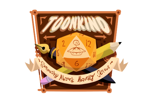 owldart:toonkind sticker to show your toonkind pride!! dnd!! we’re nerds