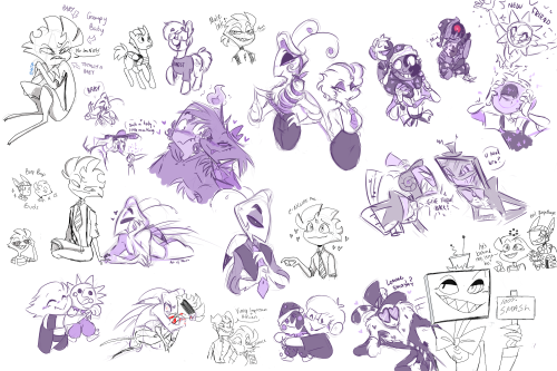  Aggie doodle sesh with the fabulous Inky_Spots Few faces in there you might recognise plus some of 