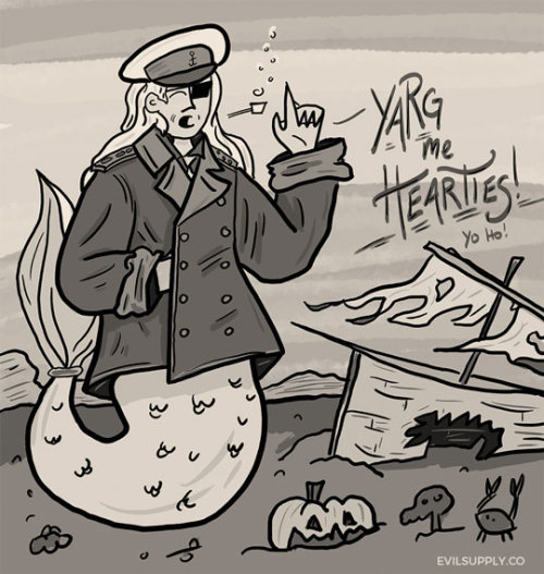 Mermaid HalloweenMermaids, too, celebrate Halloween. We learned it from sailing ghosts on their way 