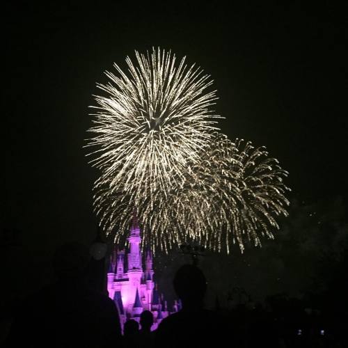 When Your Final Night At Walt Disney World Ends With Wishes #wishes #fireworks #magickingdom #waltdisneyworld