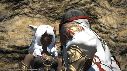 aspected-benefic:I like how Asahi’s positioning changes in this cutscene depending on the WoL’s heig