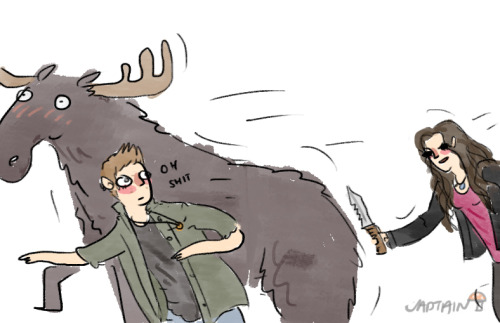 moose and squirrel