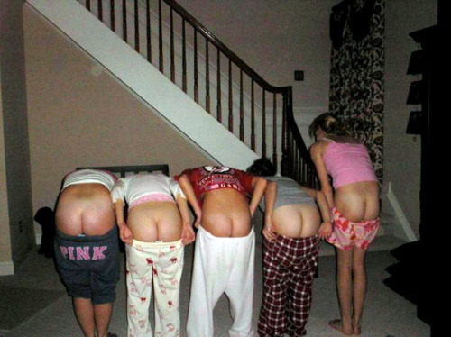 michmanblr:  Many women remember “Hell Week” at the Sorority House. Every night the pledges line up and Seniors and Special Alumni get to teach the pledges about submission. During the evening - guests and visitors can come in and watch - and then