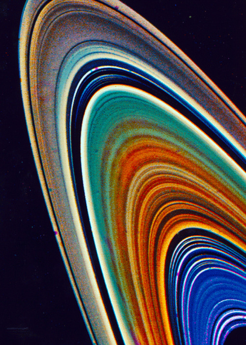 levantineviper:  Rings of Saturn Image creidt: NASA’s Voyager 2 Spacecraft