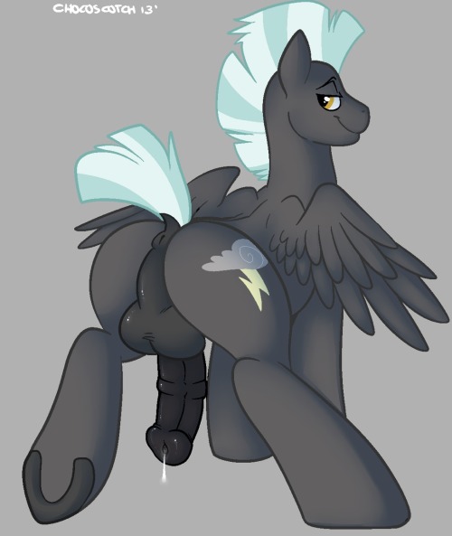 mlpclipclop:  Thunderlane likes to goof off