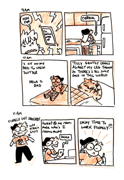 I just realized I didn’t post my hourlies from earlier this month! I love doing hourly comic day, yo