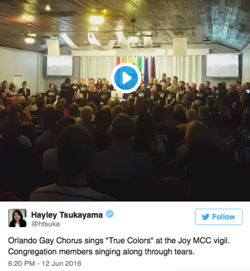 micdotcom:  Photos and video show the vigils for Orlando all over the world Following Sunday’s attack on Pulse, a gay nightclub in Orlando, Florida, the global LGBT community held vigils to commemorate and honor the at least 50 dead and 53 injured.