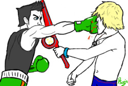 theguywiththesideburns:Because who wouldn’t want to punch Shulk in the face?