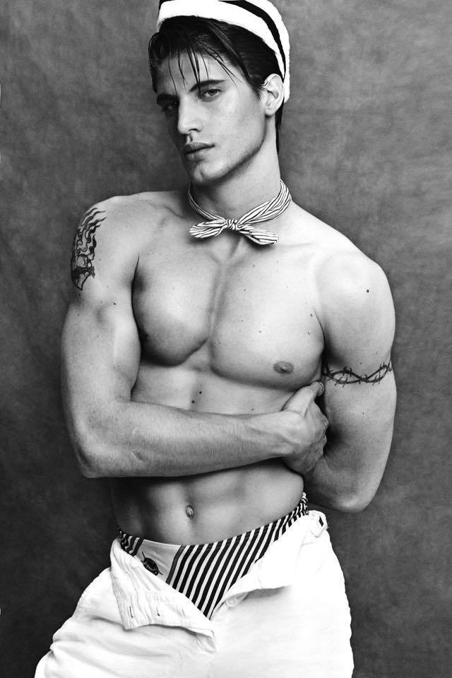 ohthentic:  ratatoskryggdrasil:  Santiago Ferrari is a Male Pinup for Sailor Inspired
