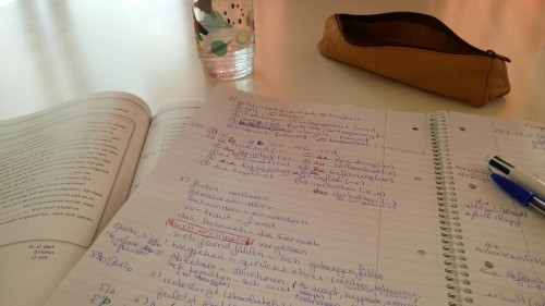 Tag 1: First day of my intensive German language course and already so much to do! Enjoying very muc