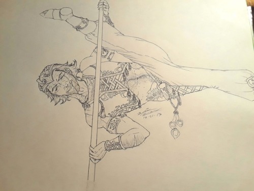 I *said* I Was Gonna Do A Better Version. I Still Need To Do A Little More Inking And Then Color It,