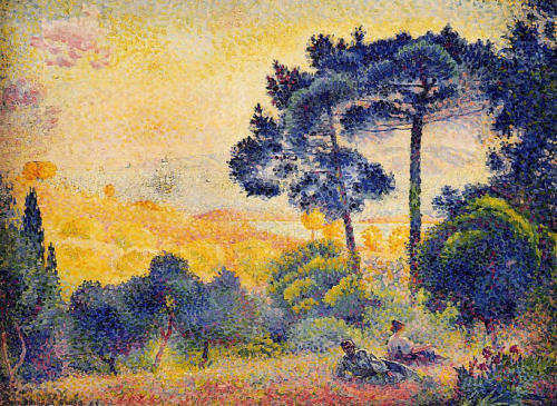 Provence Landscape, 1898, Henri-Edmond CrossMedium: oil,canvas