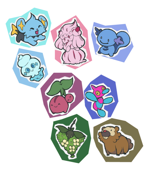 some of my fav pokemon (with a gen 4 bias)