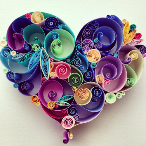 Porn Pics asylum-art:Paper Quilling by Sena Runa I