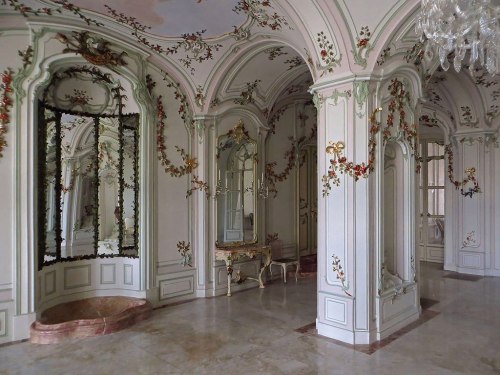 anarchy-of-thought: Interior of the Esterházy Palace, Fertőd