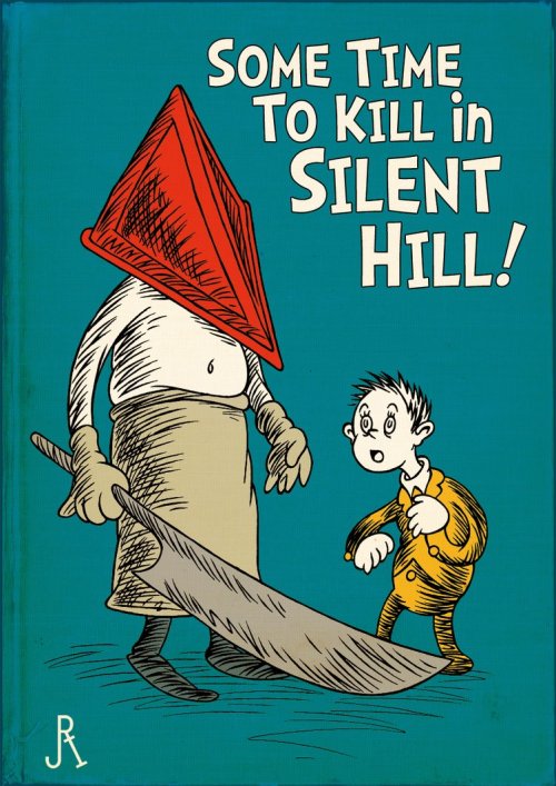 insanelygaming:  Video Game Dr. Suess Book Covers  Created by DrFaustusAU Check out the captions for the rhymes for each story, created by the artist. They are exceptionally done! (via otlgaming)  Dr. Seuss was never this cool.