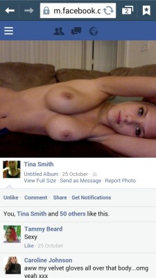 Jodiwhite69:  Open-Mindedguy:stolenpicsonly:self Exposing Facebook Slut Tina Smith