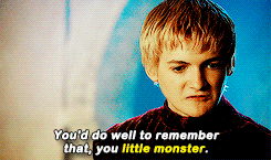 The biggest disappointment… you. The whole way from Dorne all anyone talked about was the monster th
