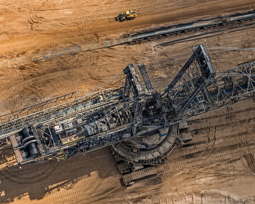 AERIAL VIEWS COAL MINING on Behance by Bernhard LangMore Photography here.