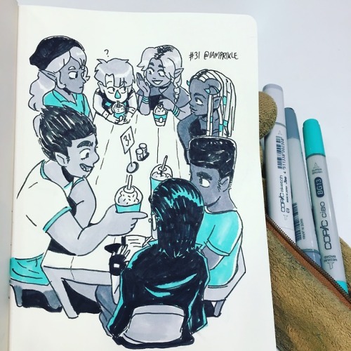 inkcean day 29-31 ✨29: Gloria (Josh’s Mom)30: Momma Mudflap (Dirtbike’s Mom)31: The gang