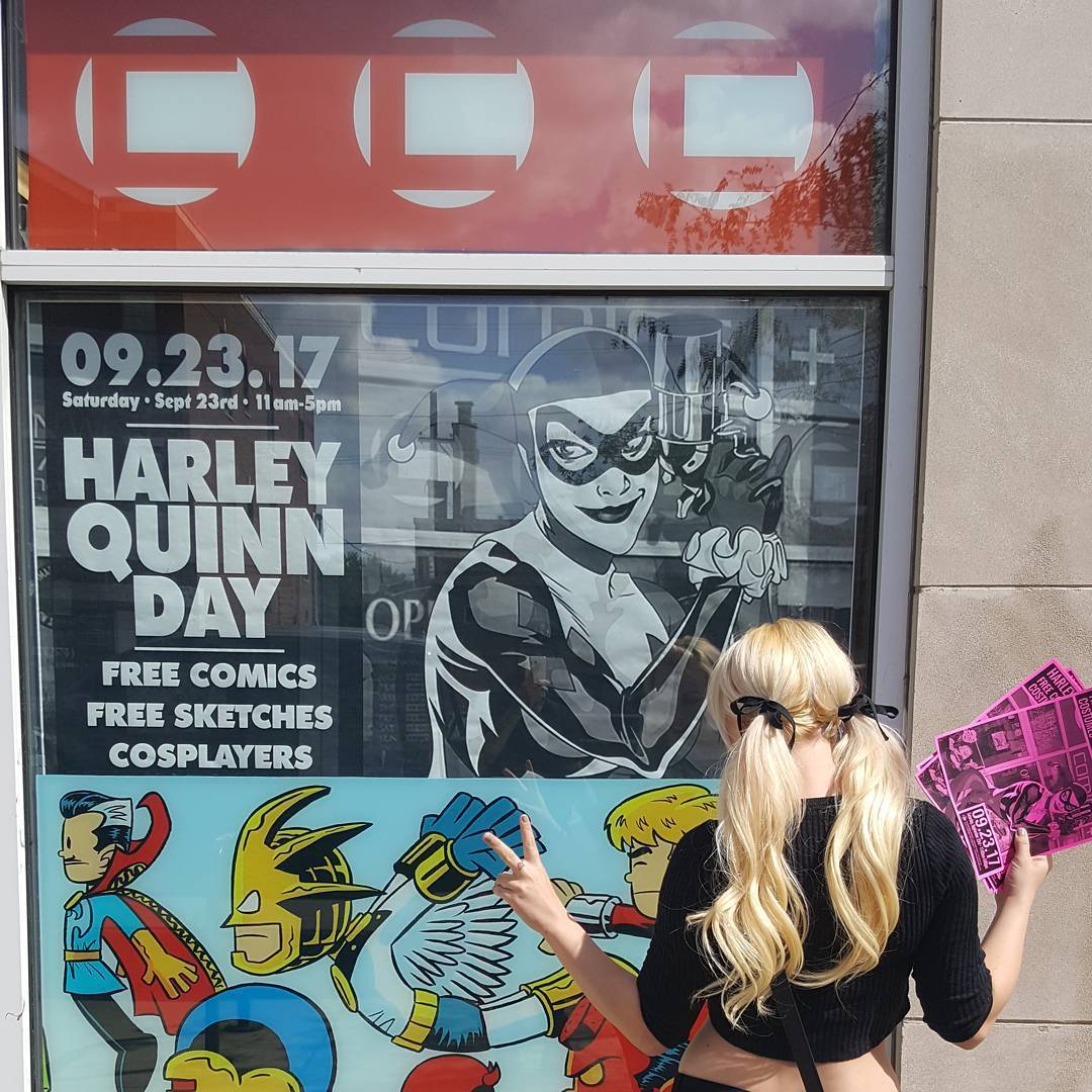 September 23rd is #HarleyQuinnDay Come see me as HQ at @gochallengersgo !!! I´ll
