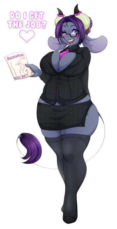 dragondeviant:  dragondeviant:  Office Ladies for Anon (Source)   