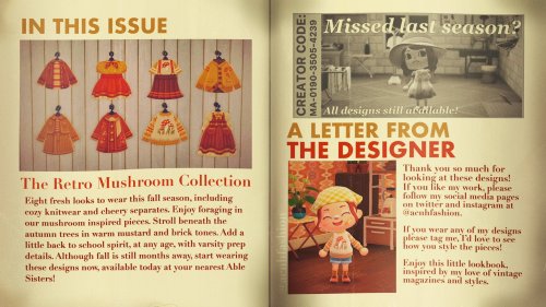 qr-closet:vintage mushroom clothing collection 