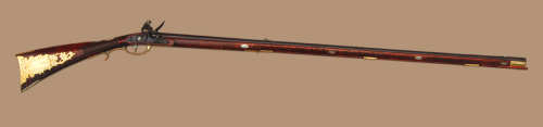 Contemporary made flintlock long rifle handcrafted by D. Taylor Sapergia.More info at http://contemp