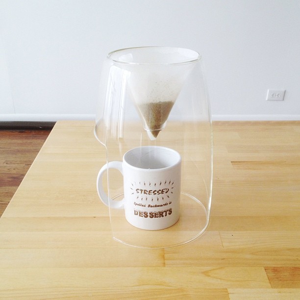 Pre-production samples of Manual Coffeemaker No1, fresh from the Czech Republic. Things are slowly coming together for a Fall launch.