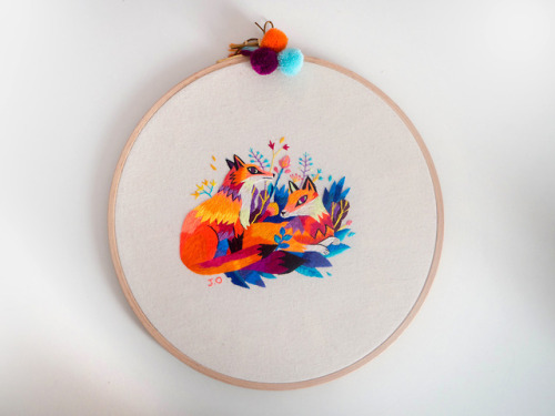 ☀️Hi Everybody!☀️Here&rsquo;s my summer foxes availlable on Etsy! &mdash;&gt; www.etsy.c
