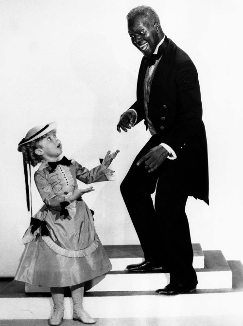 miss-shirley-temple:  Shirley Temple and Bill ‘Bojangles’ Robinson. Promotional portrait