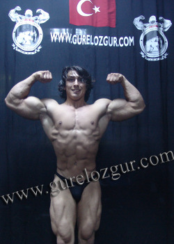 beautifulyoungmuscle:  Unknown and mega-hot Turkish bodybuilder… wish I knew his name!