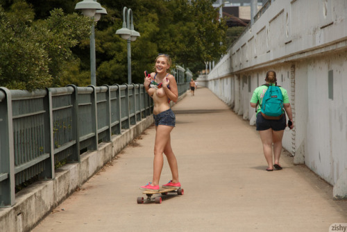 Porn zishy:  Ember Volland For Landyachtz - 71 photos