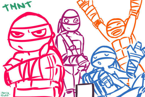 Celebrate Friday with this awesome fan art of TmnT by mghyuga!!!