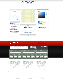 ninpen:  Tools roundup Accessify- converts html to javascript Create CSS3- easy