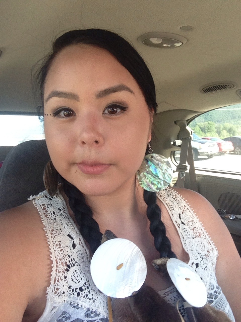 nightskystrongeagle:  Aboriginal Day selfie! Ojibway and Interior Salish &lt;3