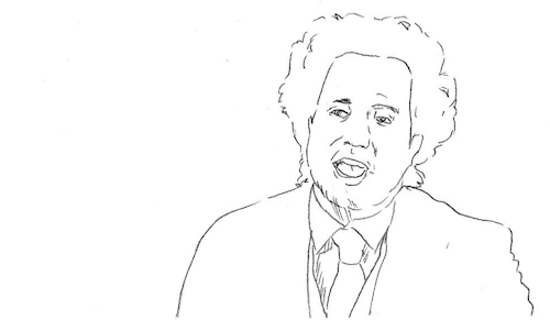skeptigifs:  Neil deGrasse Tyson and Giorgio A. Tsoukalos by Mallory Augustyn   