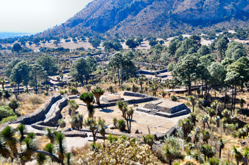 The archaeological site of Cantona, Puebla, Mexico. This site was occupied during the Clas