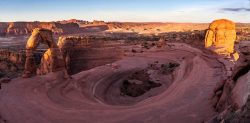 rhamphotheca:  Sunrise at Delicate Arch, Arches National Park, UT, USA. photograph by ranger jwf/NPS (via: Arches National Park)