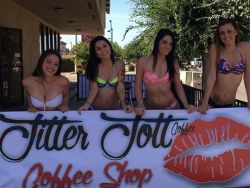 ibikinicoffee:Love the Girls @ #jitterjolt @xoxojacklindee these #sexy #baristas #rock the #hottest #lattes in #ca .    #coffee #sexycoffee #booty #bikini #butt #booty #bikinibaristas #sexybarista #sexygirls #inkedgirls thanks for posting on the ibikinico