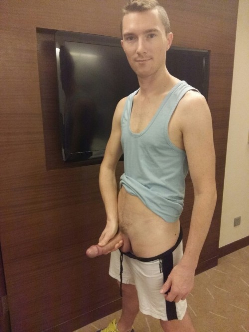 arthusetnico:  So I took my shorts off as requested #nsfw