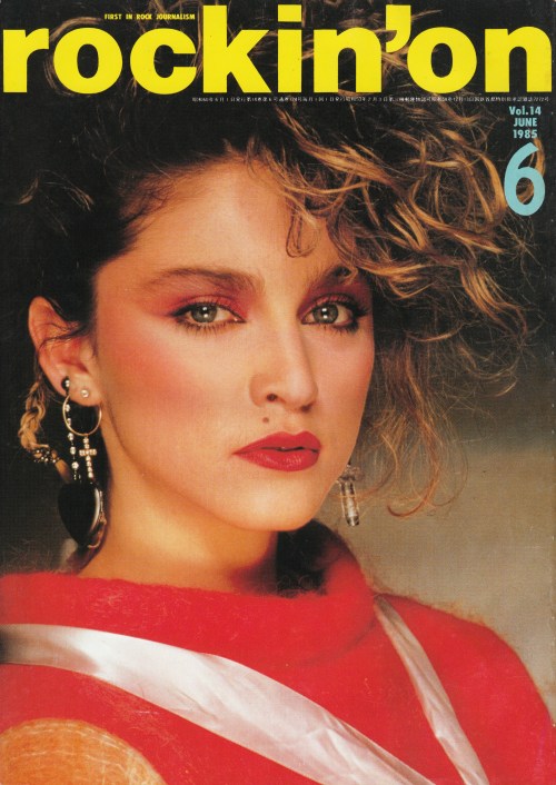 anamon-book:ロッキング・オン rockin’on　1985年6月号 Vol.14 JUNE 1985 表紙：MADONNA http://page9.auctions.yahoo.co.j