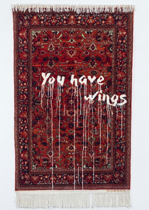 Faig Ahmed, You have wings, 2016, wool carpet