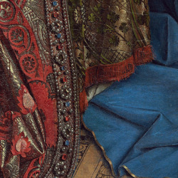 artdetails:  Details from Jan Van Eyck’s Annuncation, c. 1434-1436 