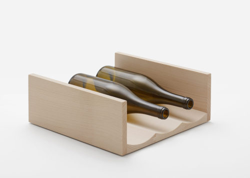 Bibita Bottle Rack by Max FrommeldThe London based Max Frommeld creates bespoke furniture and design